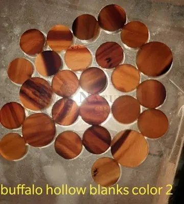 Hollow Horn Button Blanks Color 2, item 162