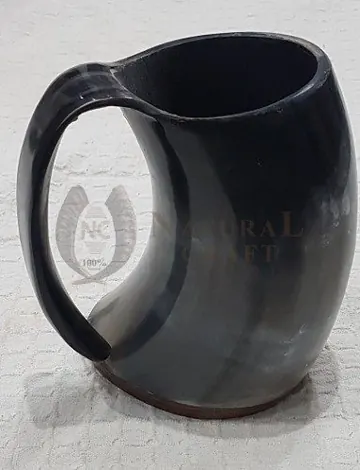 Horn Tankard with Wooden Base, item 168