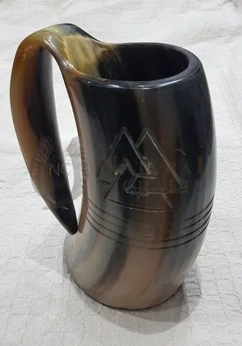 Buffalo Horn Mug or Tankard, item 169